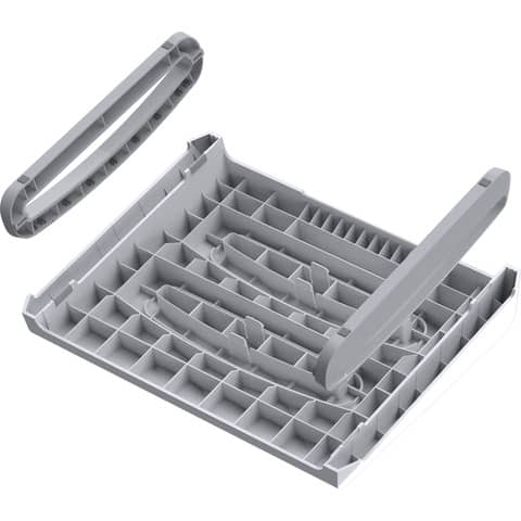 Poggiapiedi Fellowes Breyta™ regolabile 9,8x49x36 cm bianco 100016563
